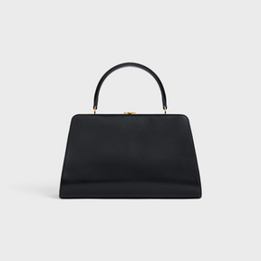CELINE ANTOINETTE MITTELGROSSE TASCHE AUS SATINIERTEM KALBSLEDER – NATURFARBEN