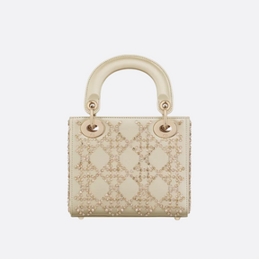 MINI LADY DIOR MIT PERLENSTICKEREI