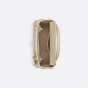 MINI LADY DIOR MIT PERLENSTICKEREI