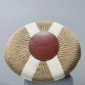 CHLOÉ WOODY GROSSE KORB-TASCHE